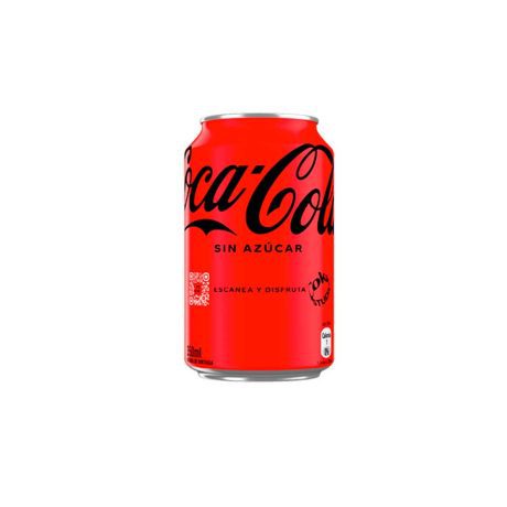 Coca Cola sin azucar lata 350